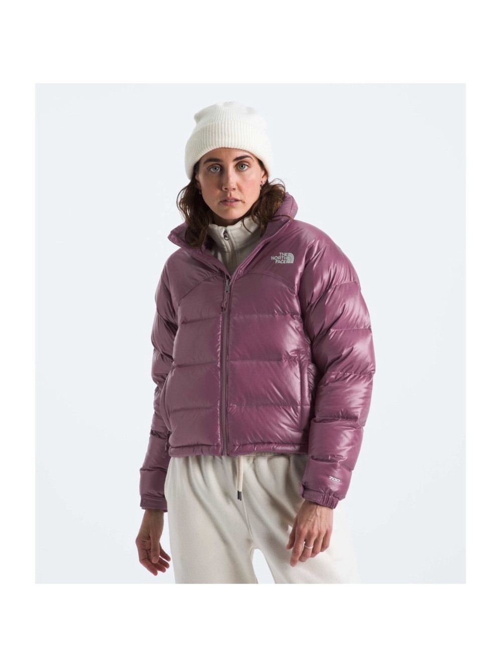 The North Face Midnight Mauve‎ 2000 Retro Nuptse Down Jacket Gorpcore Y2K Style
